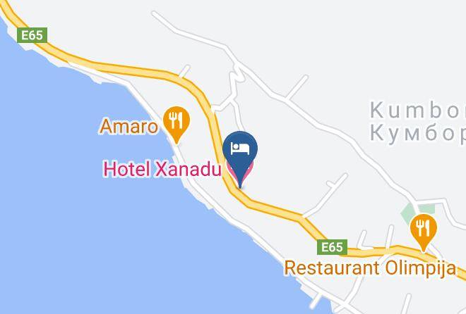 Herceg Novi - Hotel Xanadu Maps