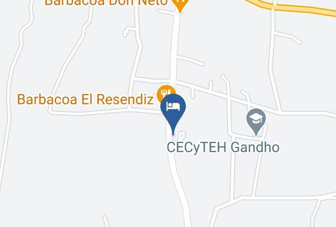 Tecozautla - Hotel Xathe Maps