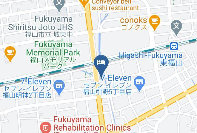 Fukuyama City - Hotel Xcell Maps