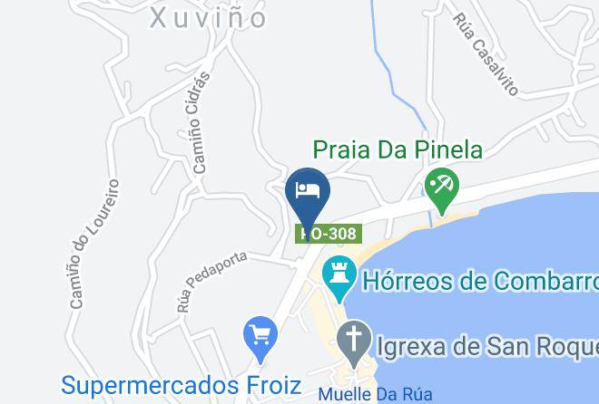 Pontevedra - Hotel Xeito Maps