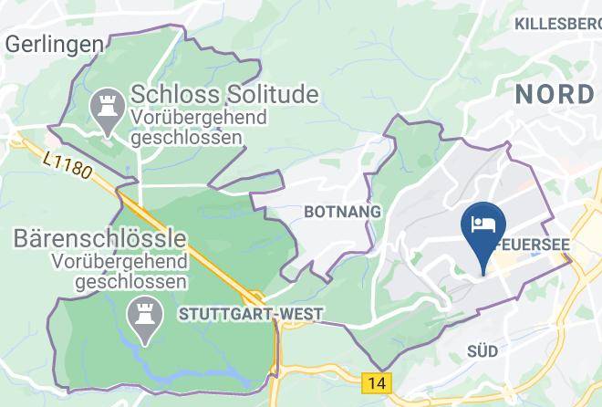 Stuttgart - Hotel Xenia Maps