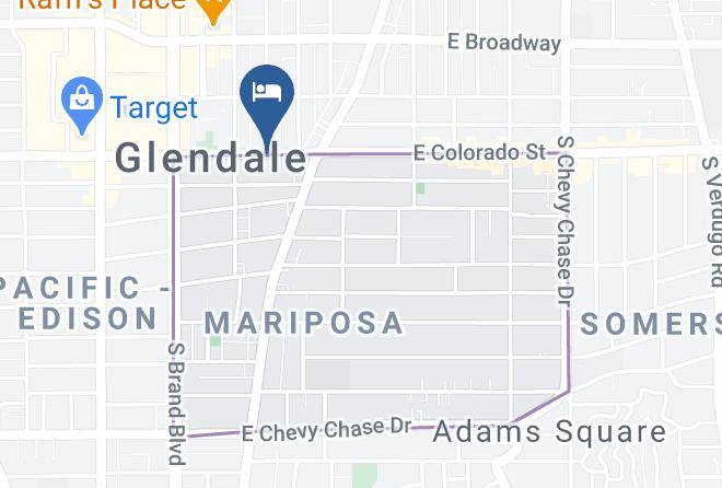 Los Angeles - Hotel Xilo Glendale Maps