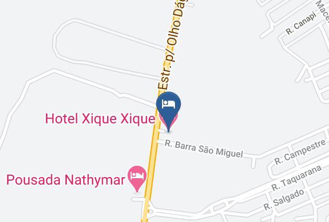 Piranhas - Hotel Xique Xique Maps