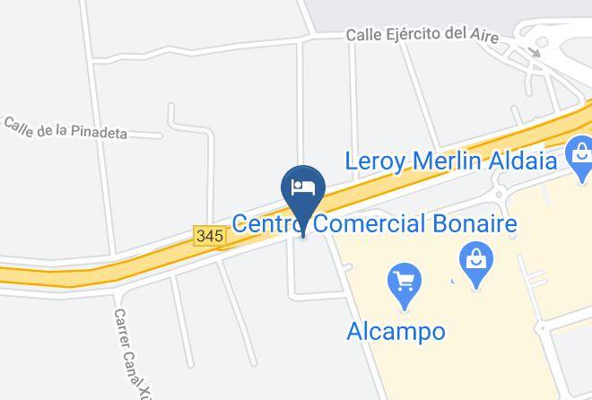 Hotel Xon's Valencia Map