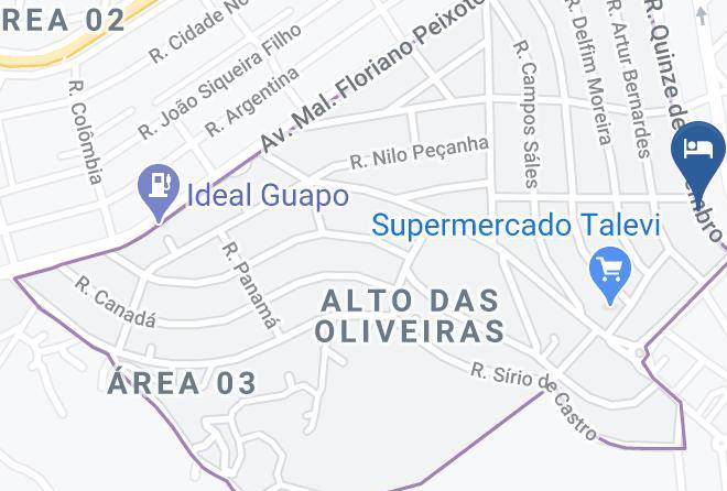 Telemaco Borba - Hotel Xv Maps