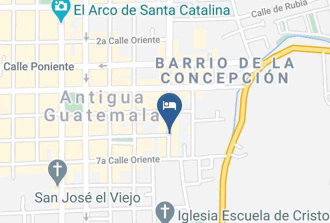 Antigua Guatemala - Hotel Y Arte Maps