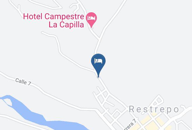 Hotel Y Balneario El Escondite Map