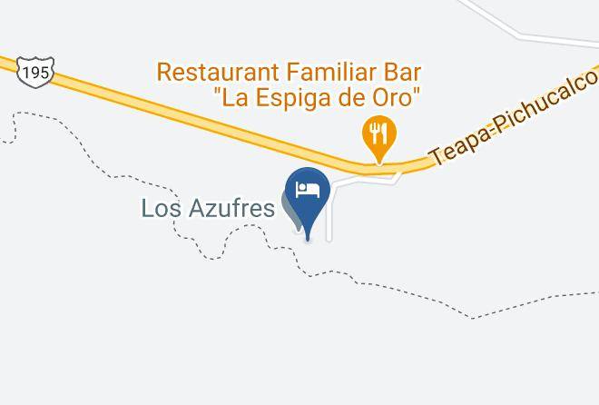 Teapa Municipality - Hotel Y Balneario Hacienda Los Azufres Maps