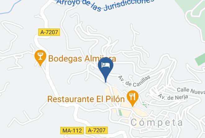 Malaga - Hotel Y Bungalows Balcon De Competa Maps