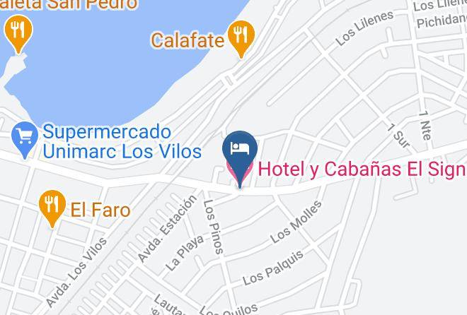 Hotel Y Cabanas El Signo Mapa - Coquimbo - Choapa Province