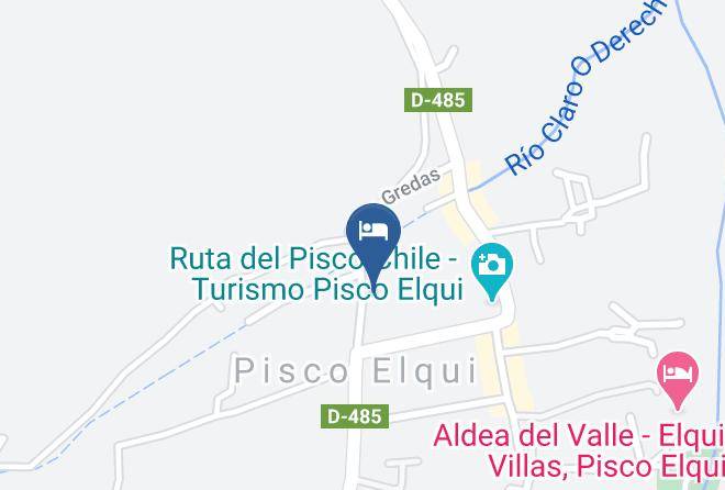 Elqui Province - Hotel Y Cabanas El Tesoro De Elqui Maps