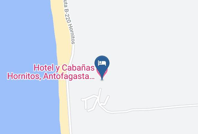 Antofagasta Province - Hotel Y Cabanas Hornitos Antofagasta Centro Turistico Caja Los Andes Maps