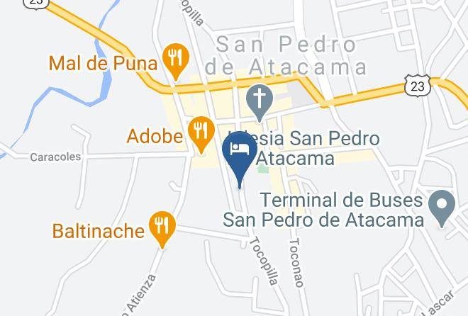 El Loa - Hotel La Cochera Maps