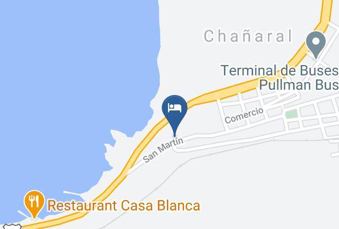 Chanaral Province - Hotel Y Cabanas Licanantay Maps