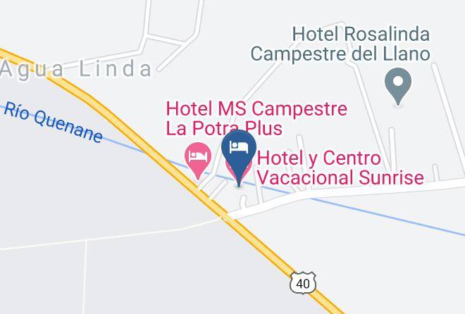 Villavicencio - Hotel Y Centro Vacacional Sunrise Maps