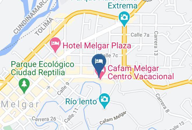 Hotel Y Discoteca El Bosque Map