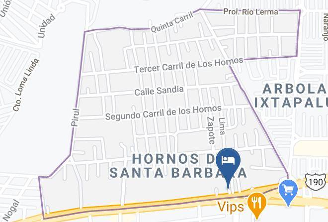 Ixtapaluca - Hotel Y Motel Plaza Las Fuentes Maps