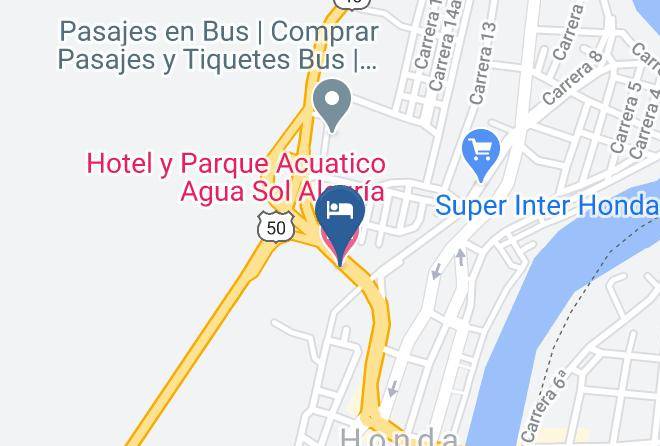 Hotel Y Parque Acuatico Agua Sol Alegria Map