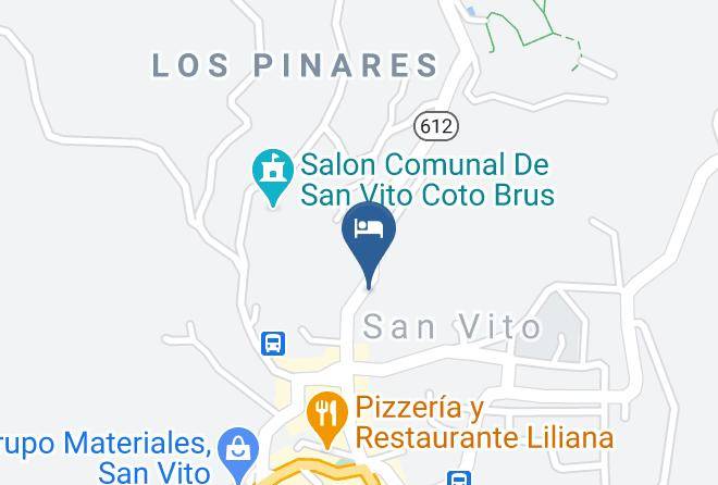 Coto Brus - Hotel Y Restarurante Caprichos Maps