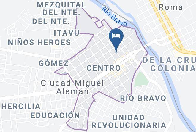 Miguel Aleman Municipality - Hotel Y Restaurant Catedral Sa De Cv Maps