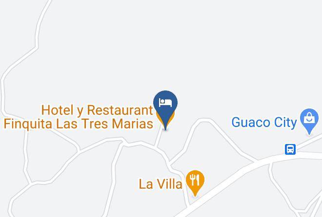 Hotel Y Restaurant Finquita Las Tres Marias Map