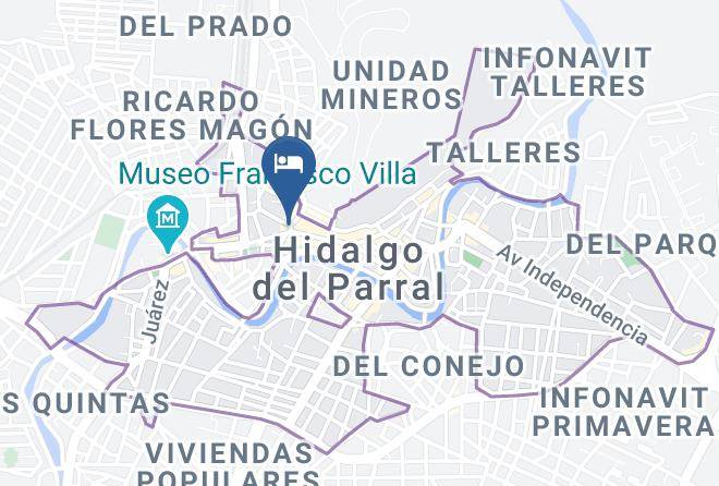 Hidalgo Del Parral - Hotel Y Restaurant Moreira Maps