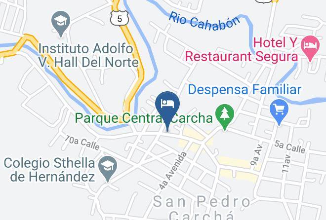 San Pedro Carcha - Hotel Y Restaurant Posada Los Reyes Maps