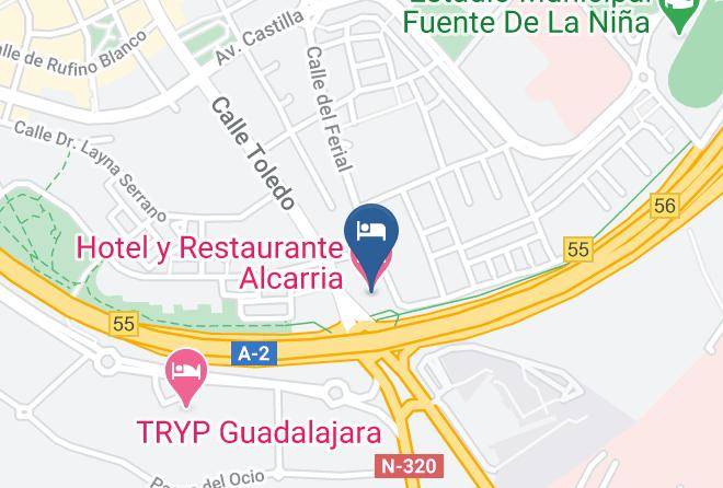 Guadalajara - Hotel Y Restaurante Alcarria Maps