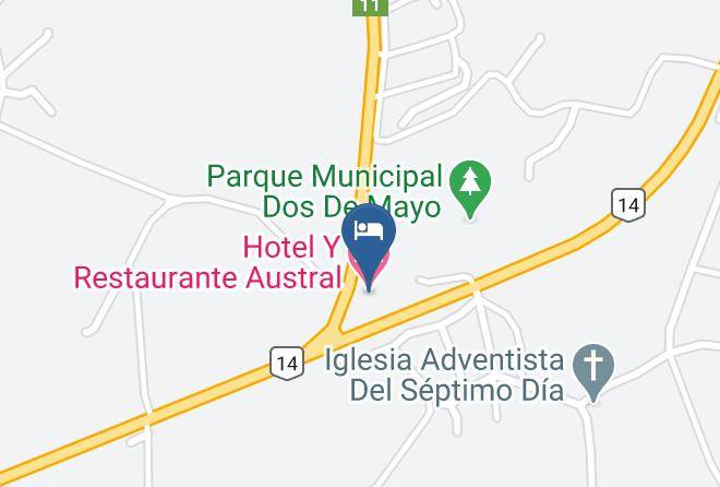 Cainguas - Hotel Y Restaurante Austral Maps