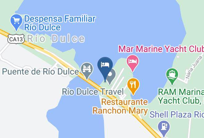 Livingston - Hotel Y Restaurante Backpackers Maps