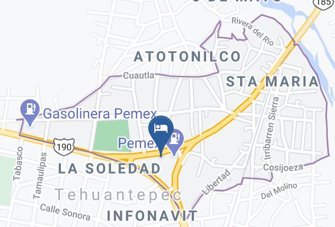 Santo Domingo Tehuantepec - Hotel Y Restaurante Bar Guiexhoba Maps