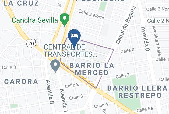 Cucuta - Hotel Y Restaurante Barichara Maps
