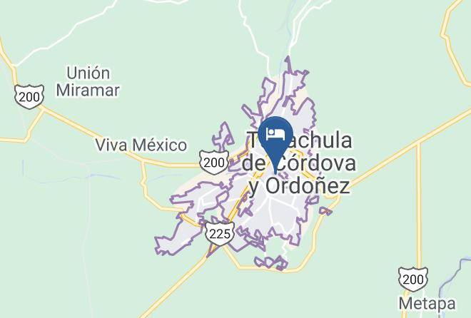 Hotel Y Restaurante Bonsai Map - Chiapas - Tapachula