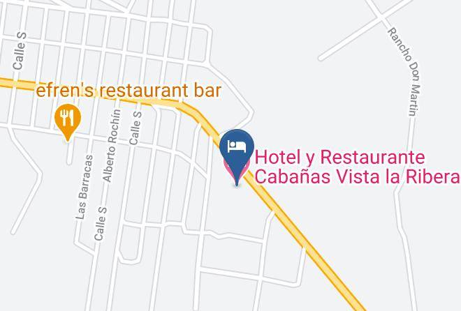 Los Cabos - Hotel Y Restaurante Cabanas Vista La Ribera Maps