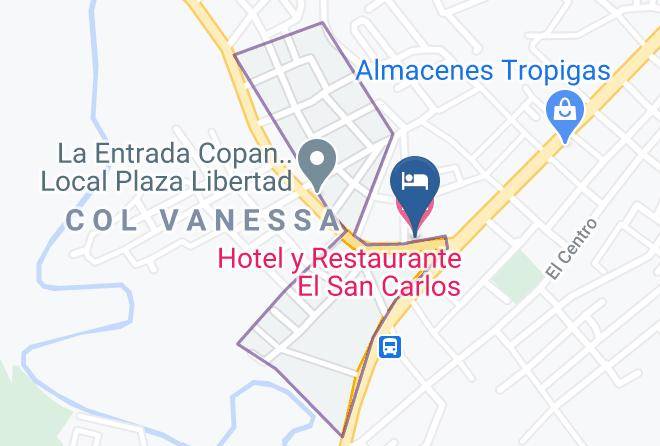 Nueva Arcadia - Hotel Y Restaurante El San Carlos Maps