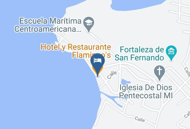 Omoa - Hotel Y Restaurante Flamingo's Maps