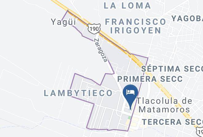 Tlacolula De Matamoros - Hotel Y Restaurante Guish Bac Maps