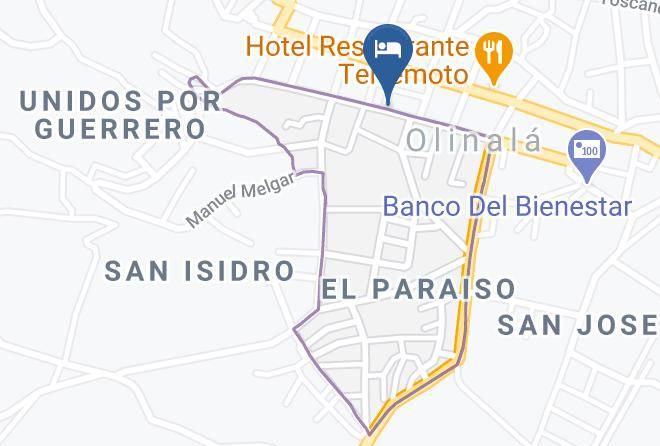 Olinala - Hotel Y Restaurante Hacienda Patron Maps