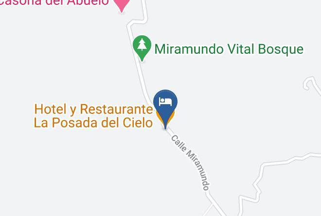 Hotel Y Restaurante La Posada Del Cielo Map