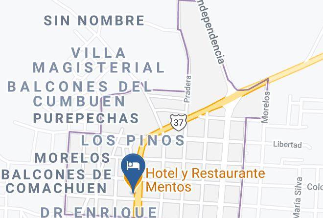 Paracho - Hotel Y Restaurante Mentos Maps