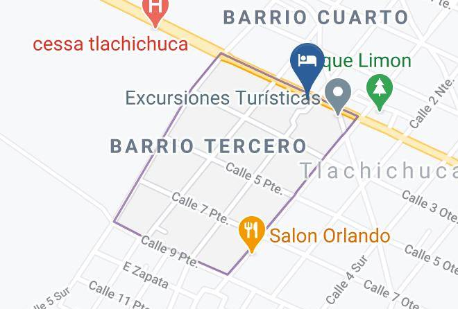 Tlachichuca - Hotel Y Restaurante Panchita Maps