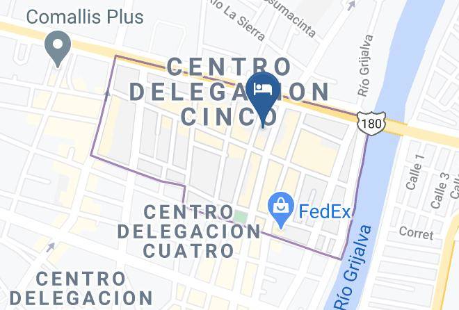 City Centre - Hotel Y Restaurante Ritz De Tabasco Maps