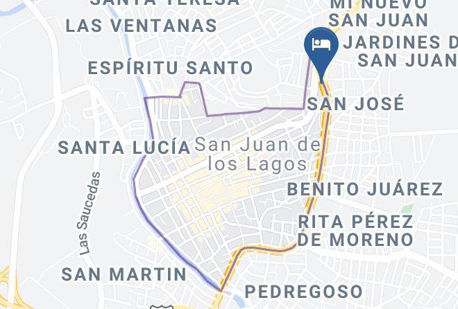 San Juan De Los Lagos - Hotel Y Spa Amd Maps