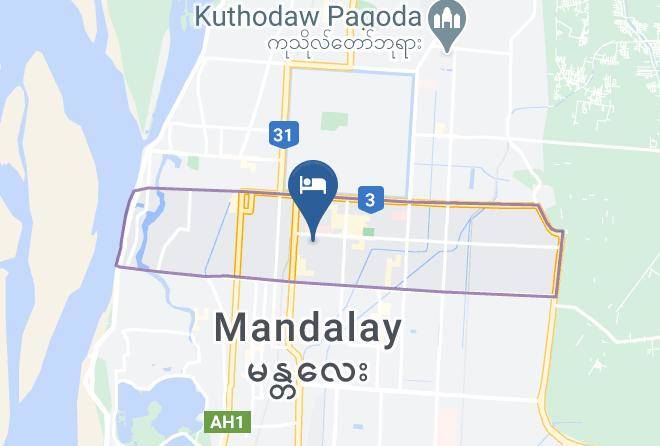 Chanayetharzan - Hotel Yadanarbon Maps