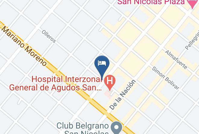 San Nicolas - Hotel Yaguaron Maps