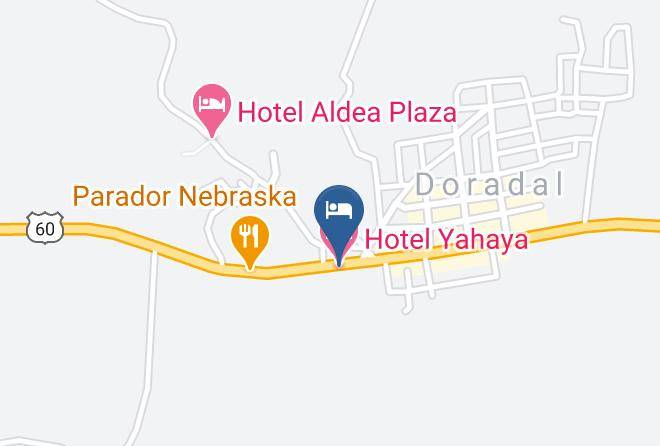 Puerto Triunfo - Hotel Yahaya Maps