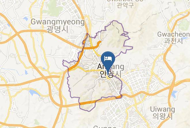 Mananguanyangsi - Hotel Yaja Anyang Maps