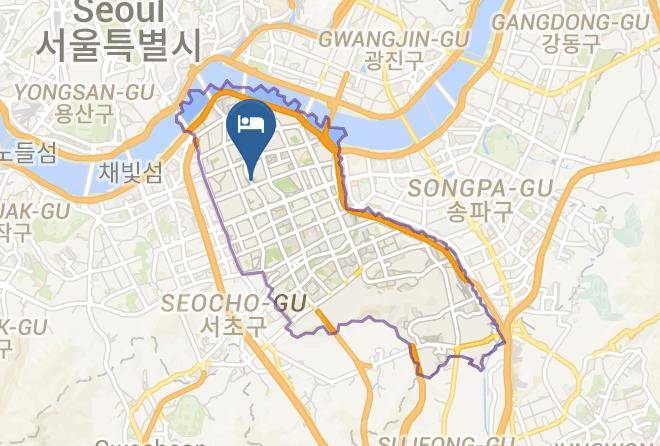 Gangnamgu - Hotel Yaja Gangnam Maps