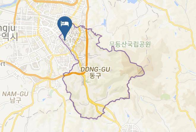 Donggu - Hotel Yaja Gwangju Chungjang Ro Maps