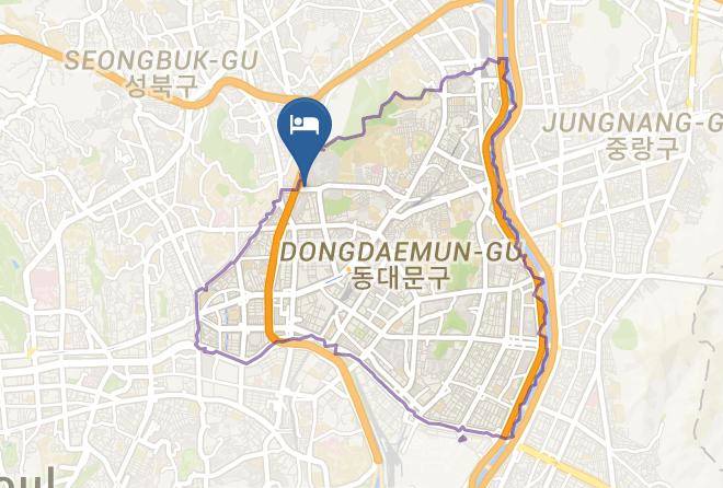 Dongdaemungu - Hotel Yaja Korea Univ Maps